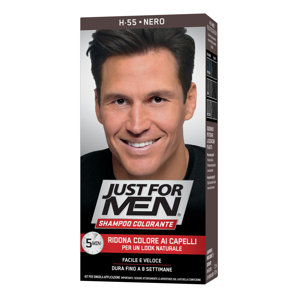 JUST For Men Tinta Nero