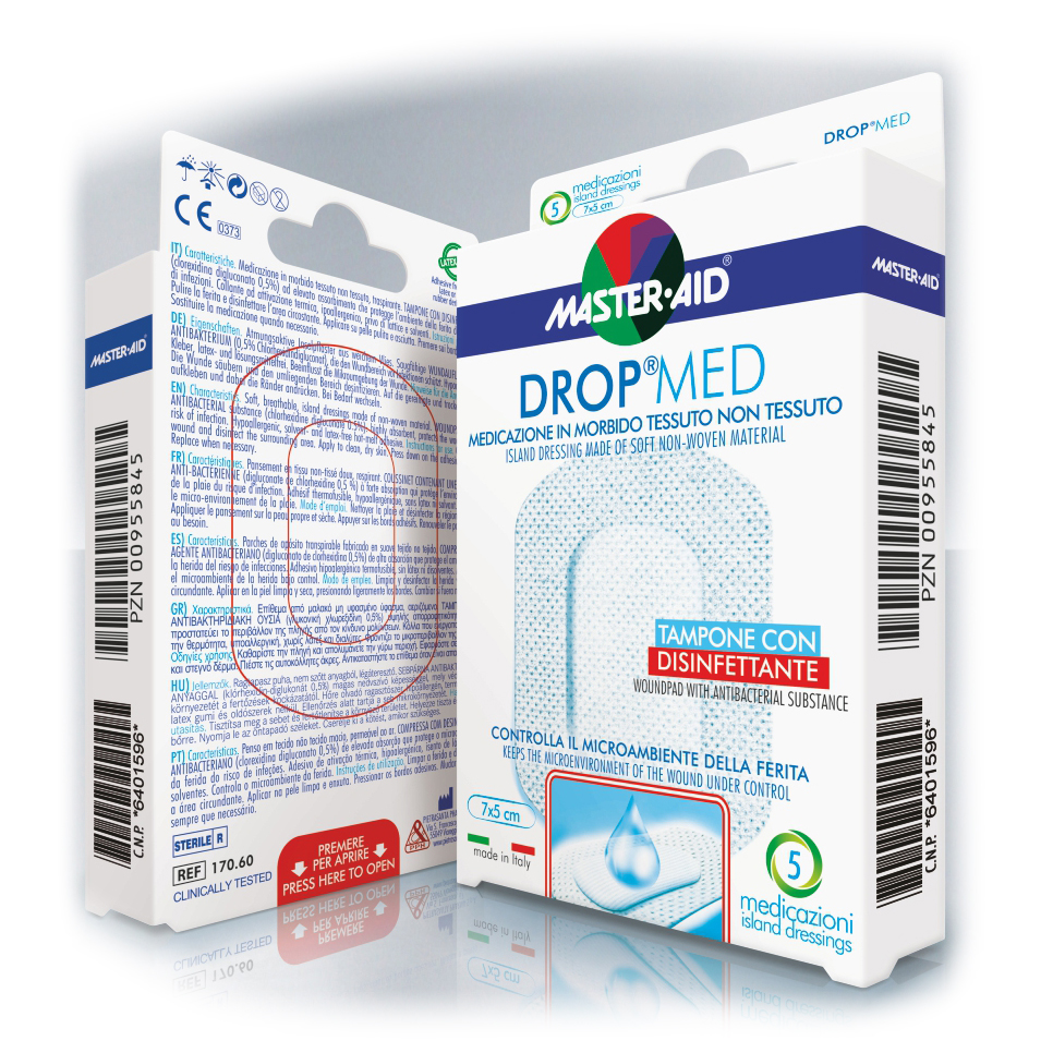 M-aid Drop Med 10x8