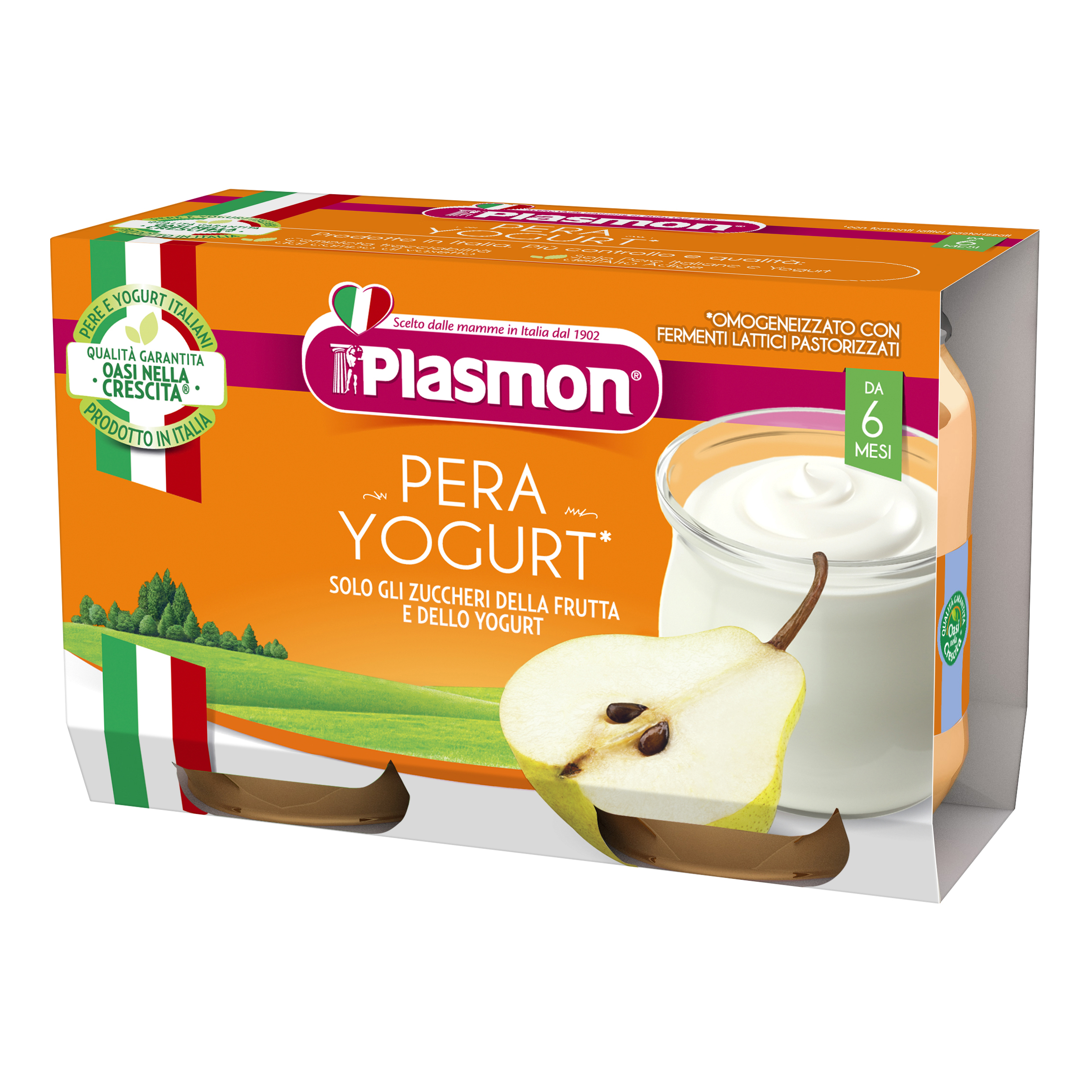 PLASMON Dessert Yog.Pera2x120g
