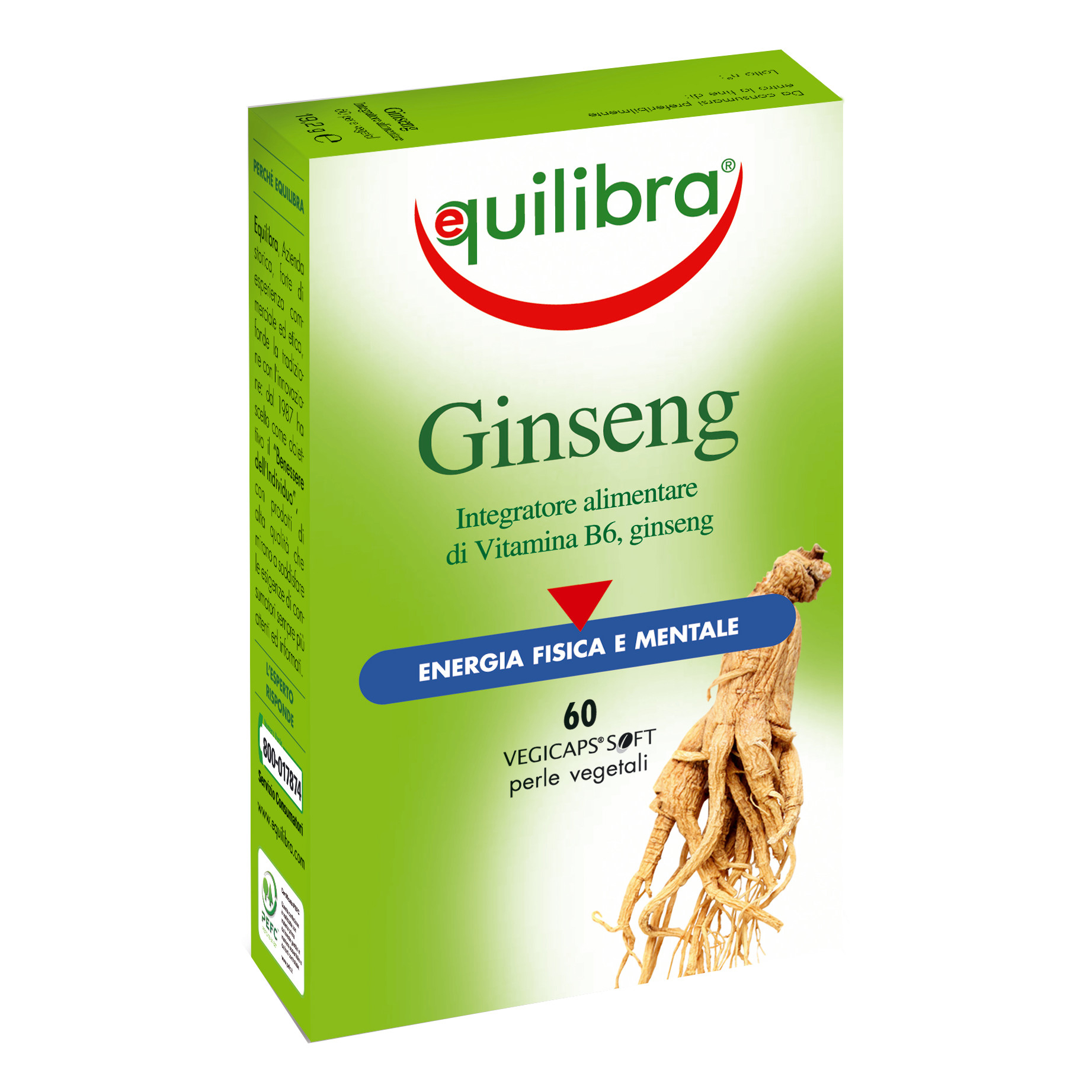 EQUILIBRA Ginseng 60 Perle