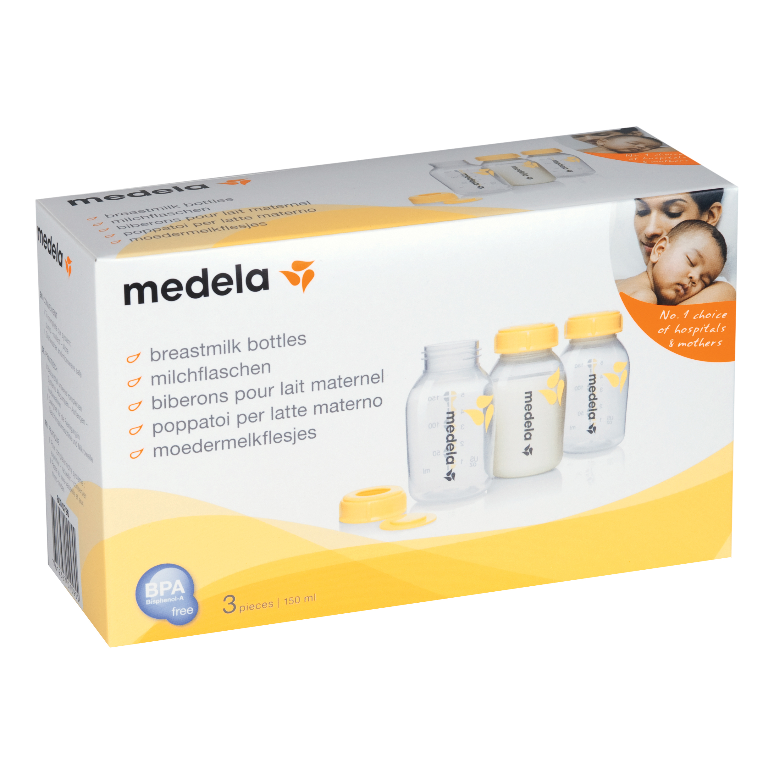 MEDELA Poppatoi 150ml 3pz