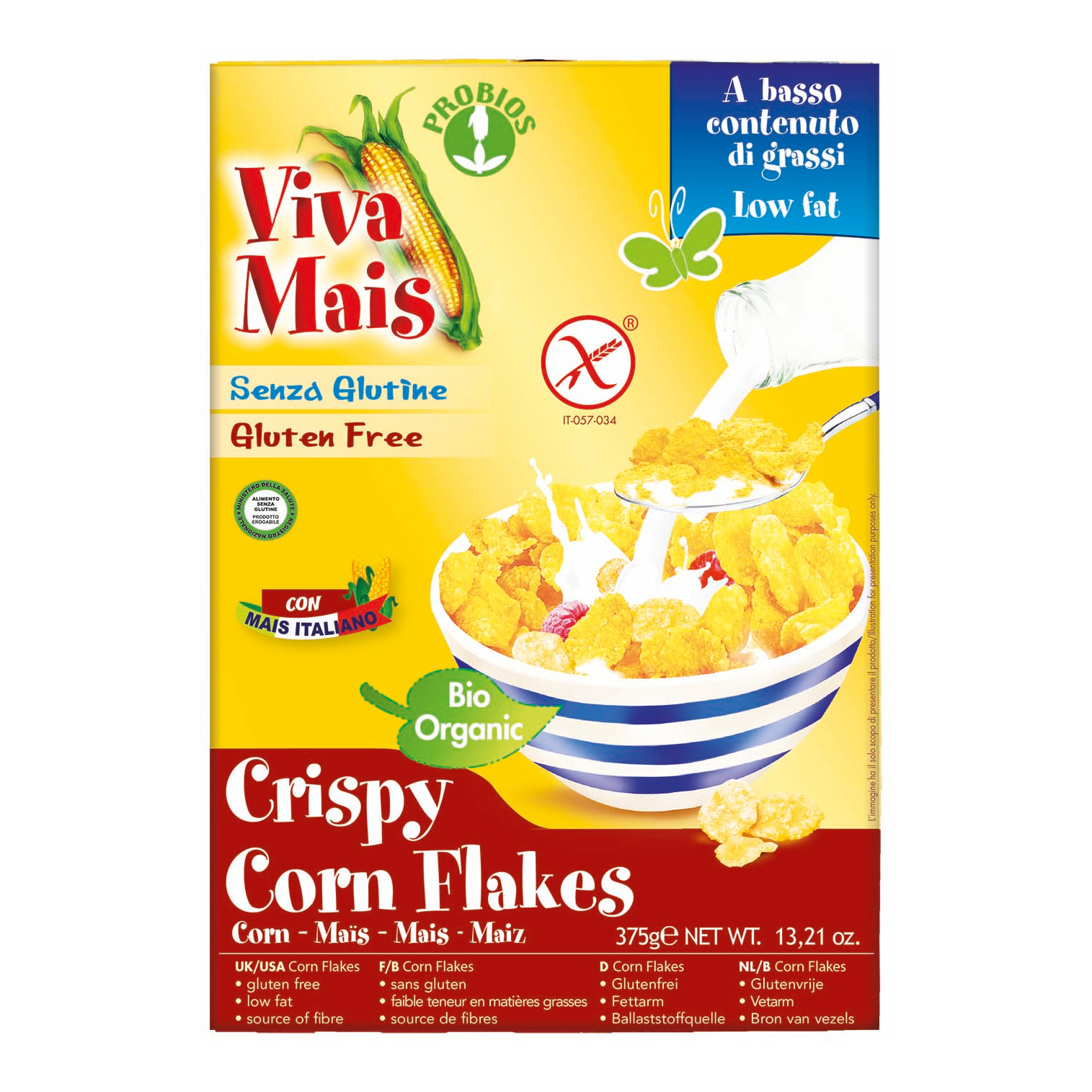 VVM CRISPY CORN FLAKES 375G