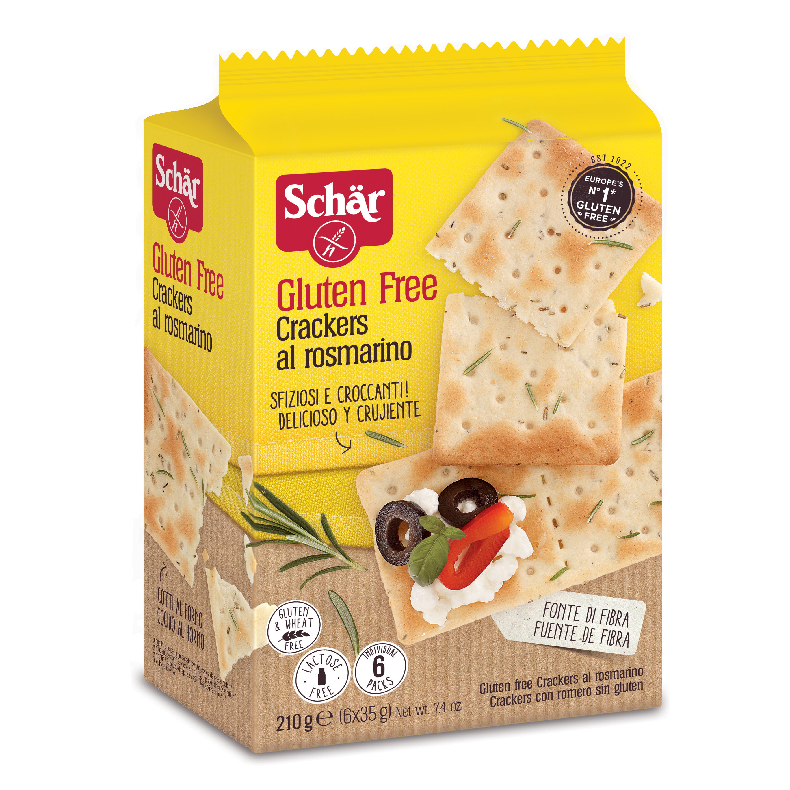 Schar Crackers Rosmarino 210g