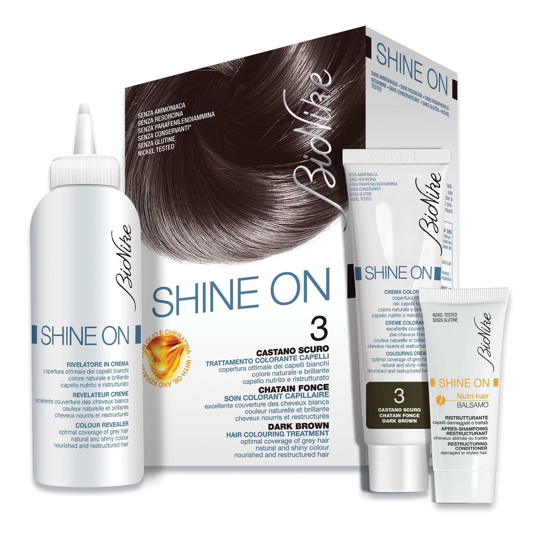 Shine On Tintura Castano Scuro 3