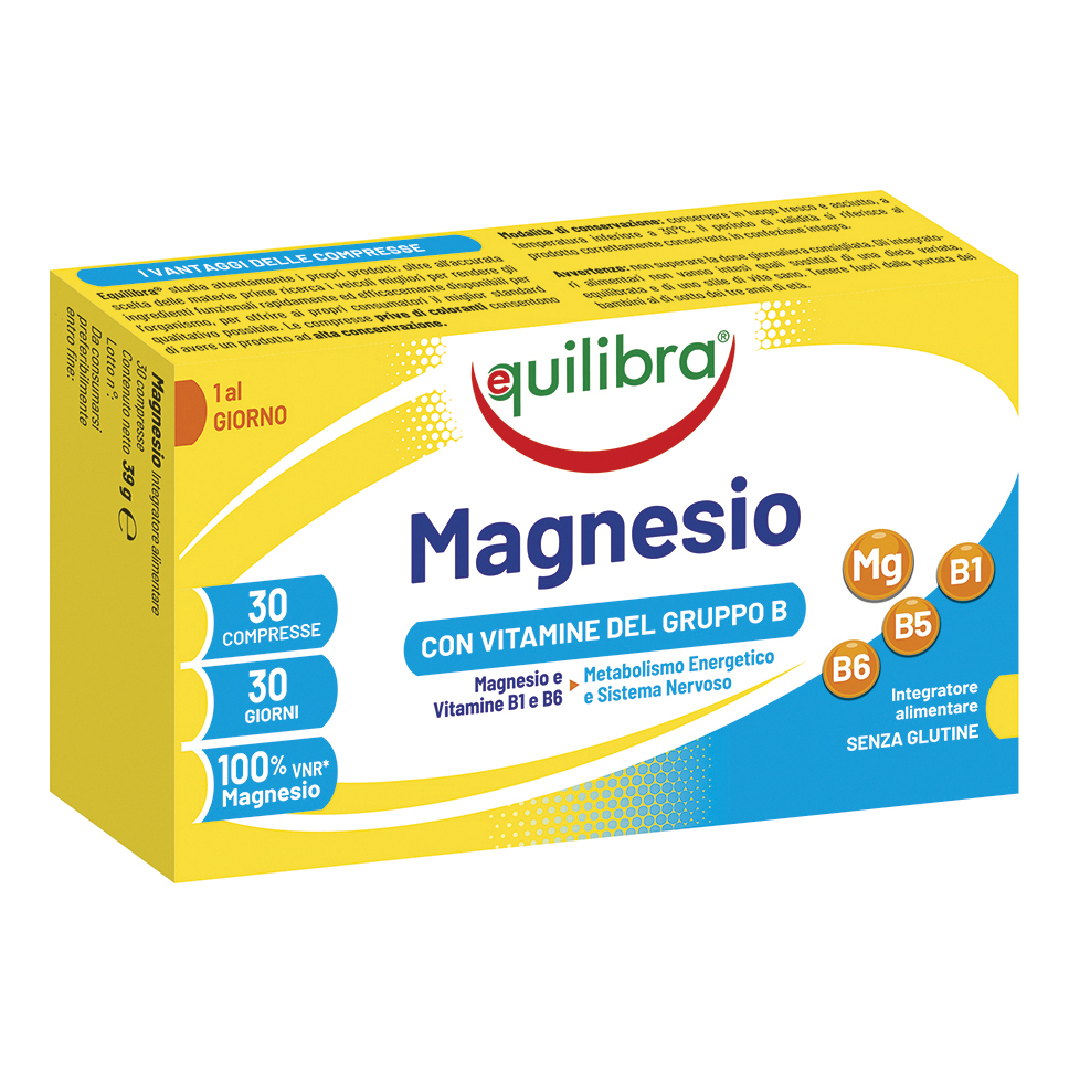 Magnesio Con Vitamine B - 30 Compresse