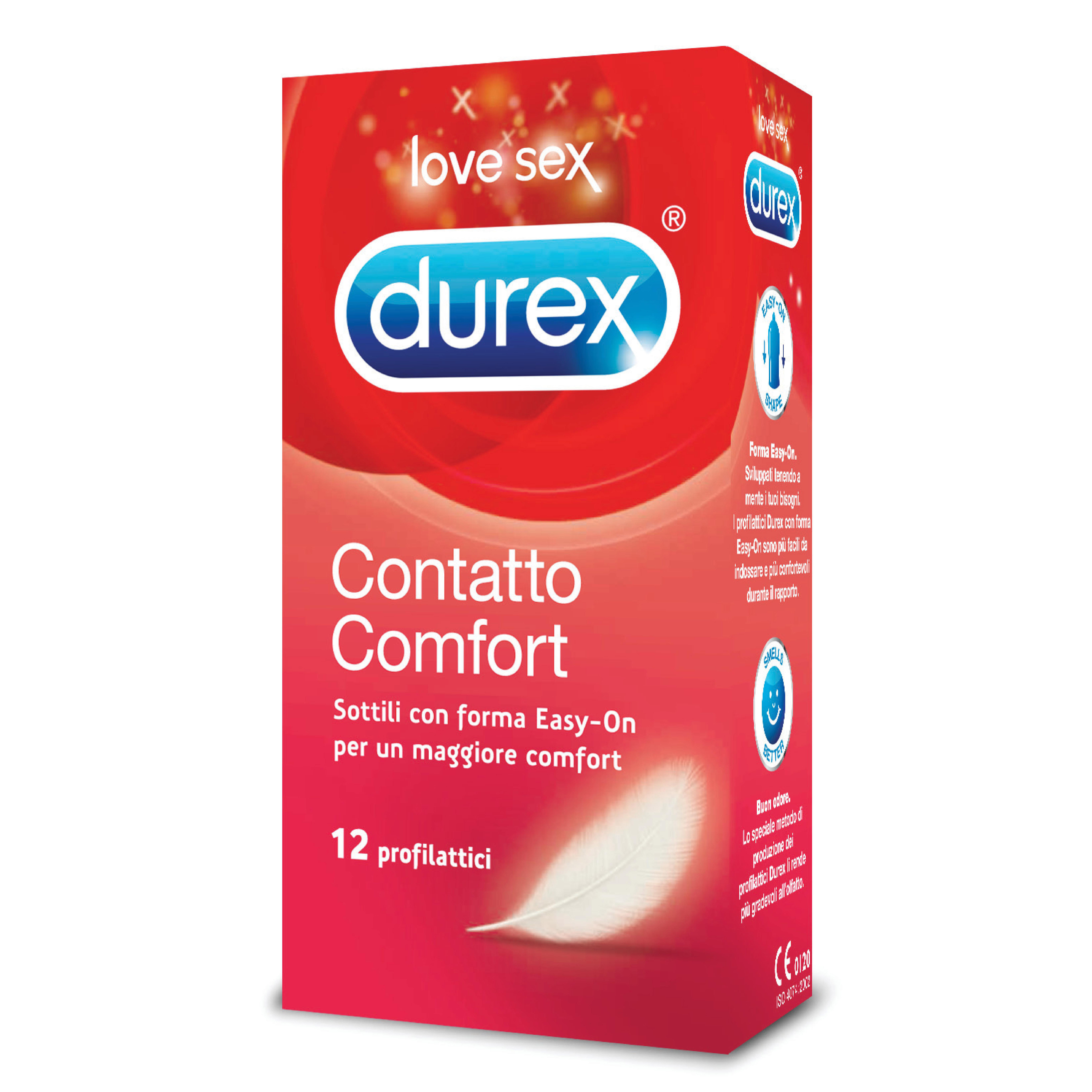 Durex Contatto Easy-On 12 Profilattici