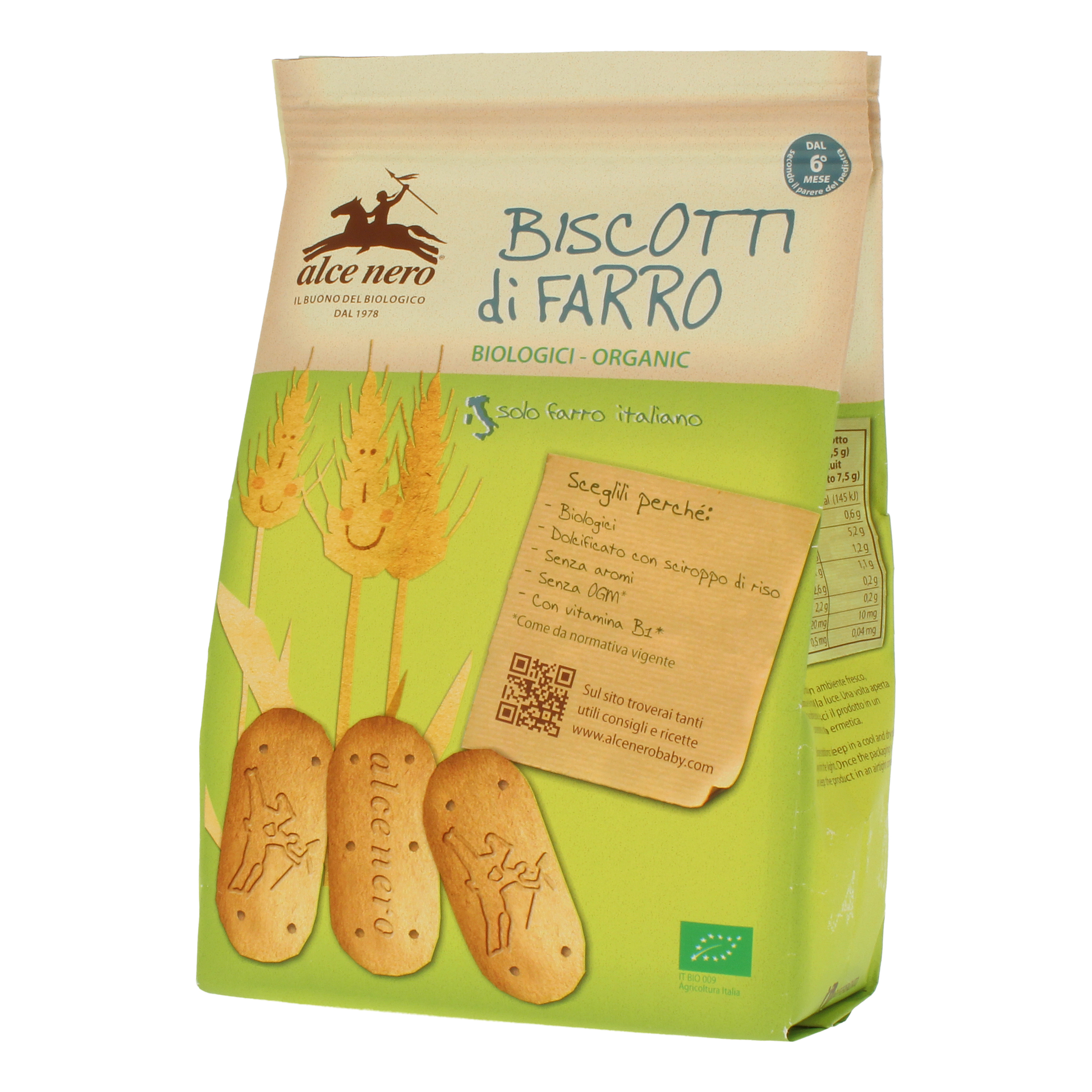 ALCE Biscotti Farro Baby Food Bio