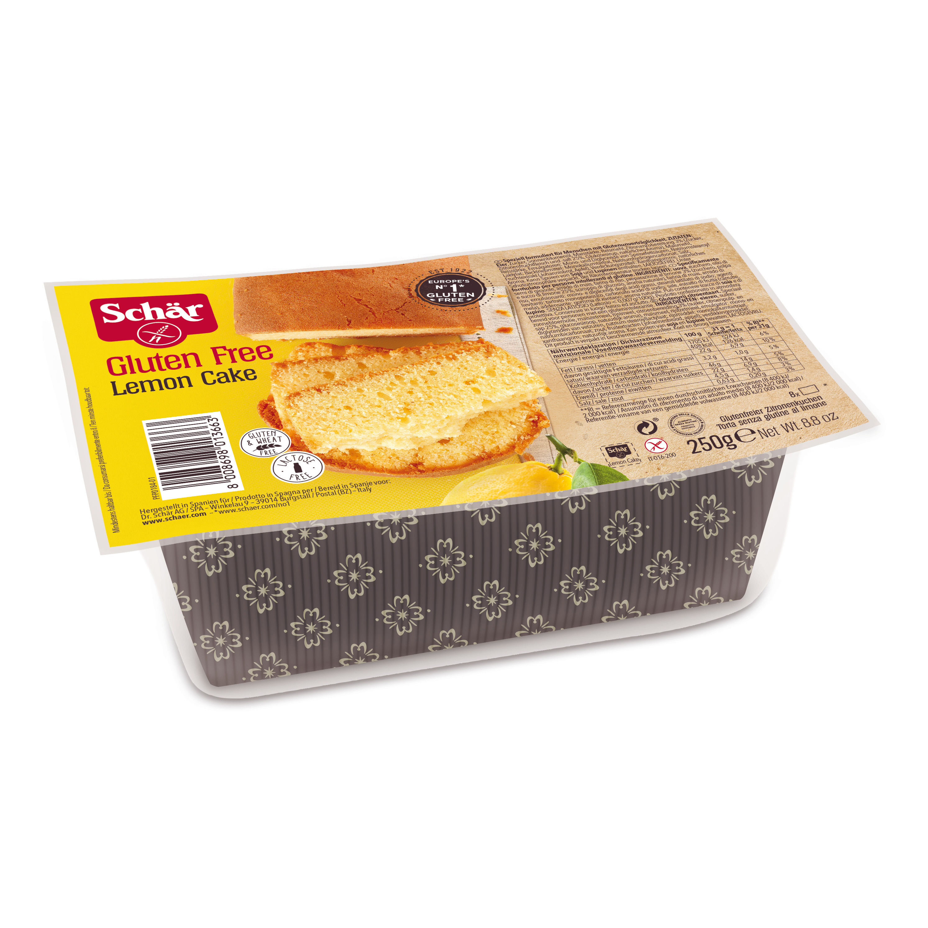 Schar Lemon Cake 250g