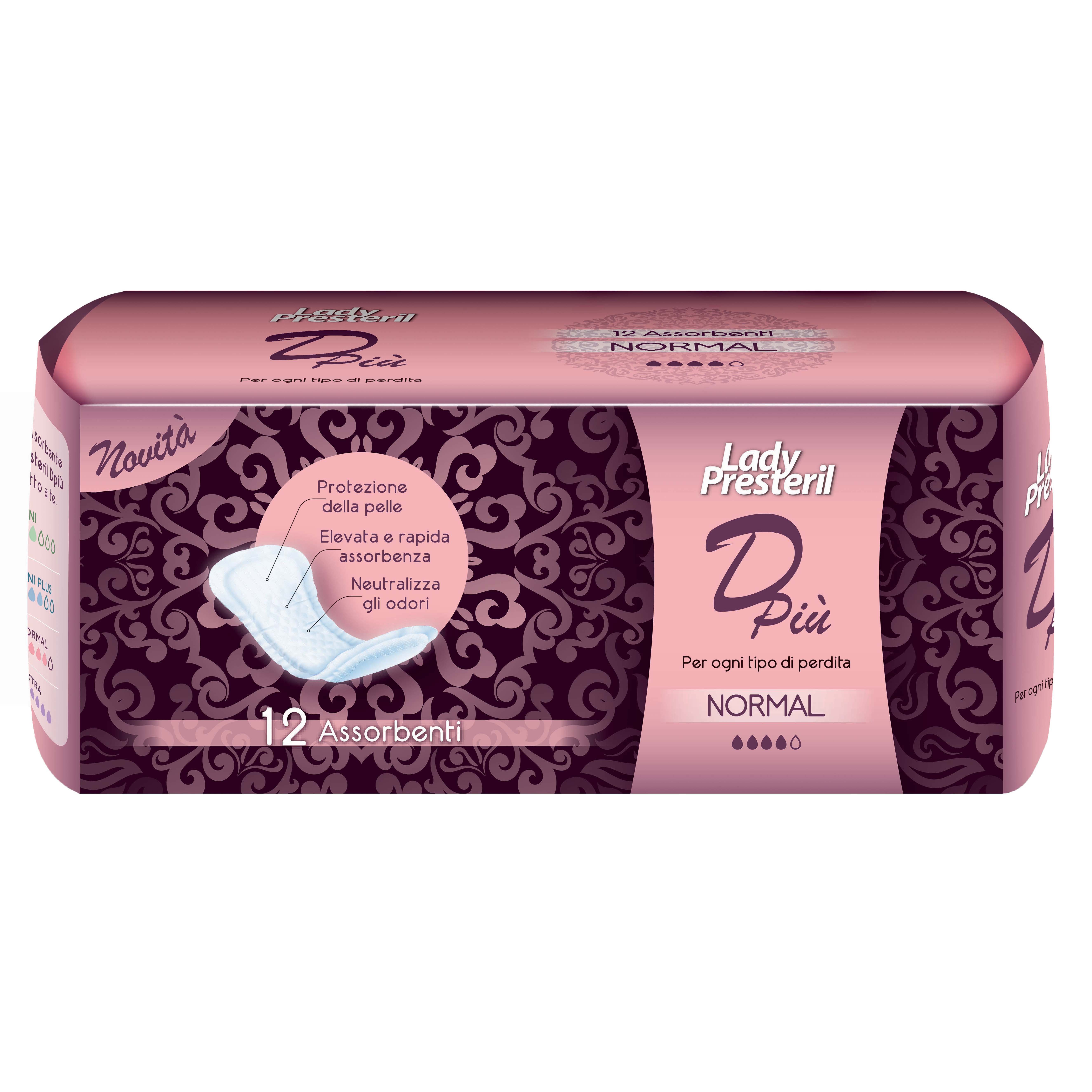 Lady Presteril DPiù Normal 12 Pezzi