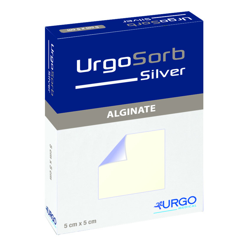 URGOSORB Silver Cm 5x5 10pz
