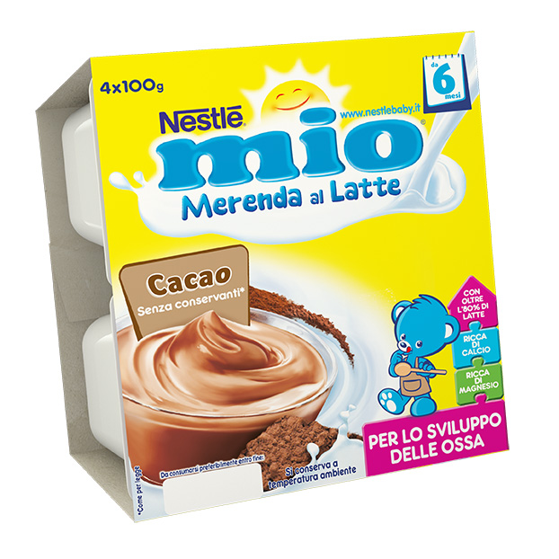 Merenda Cacao 100g 4 Pezzi