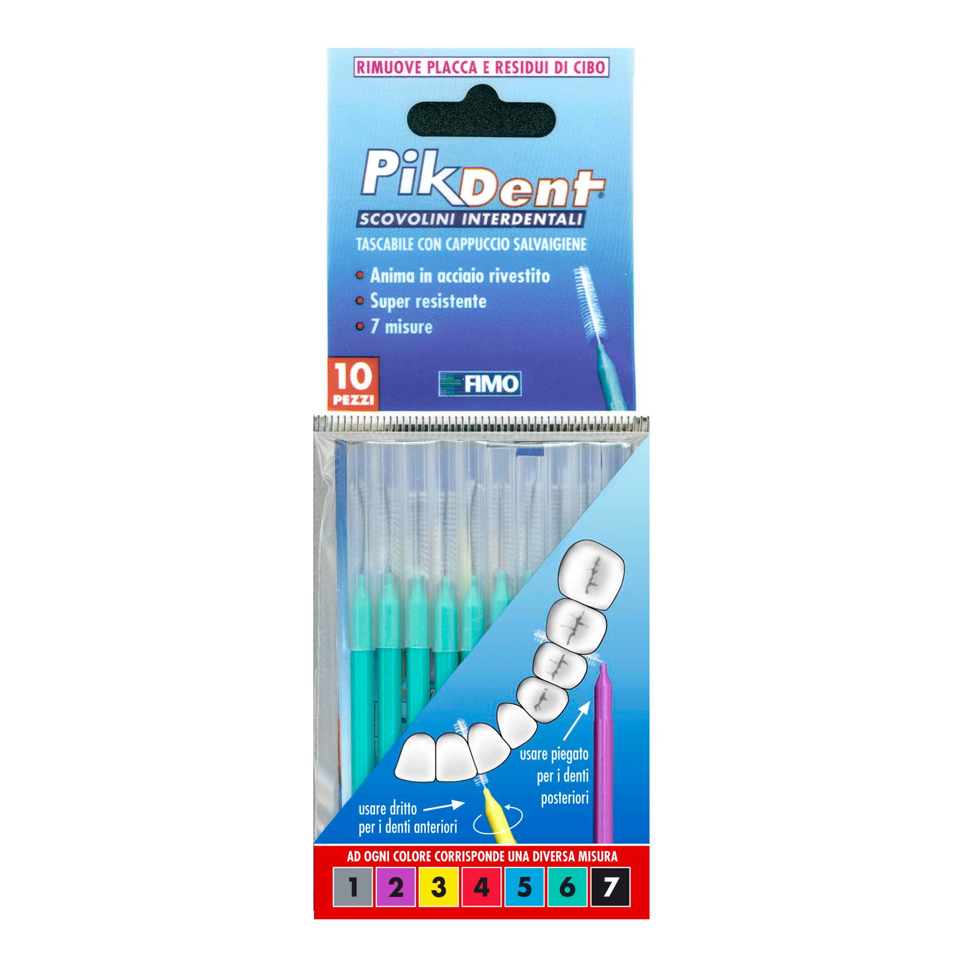 PIKDENT Scov.6 Verde 1mm 10pz