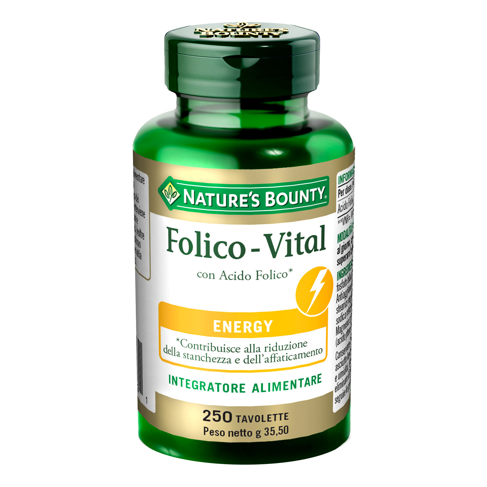 Nature's Bounty Folico - Vital 250 Tavolette