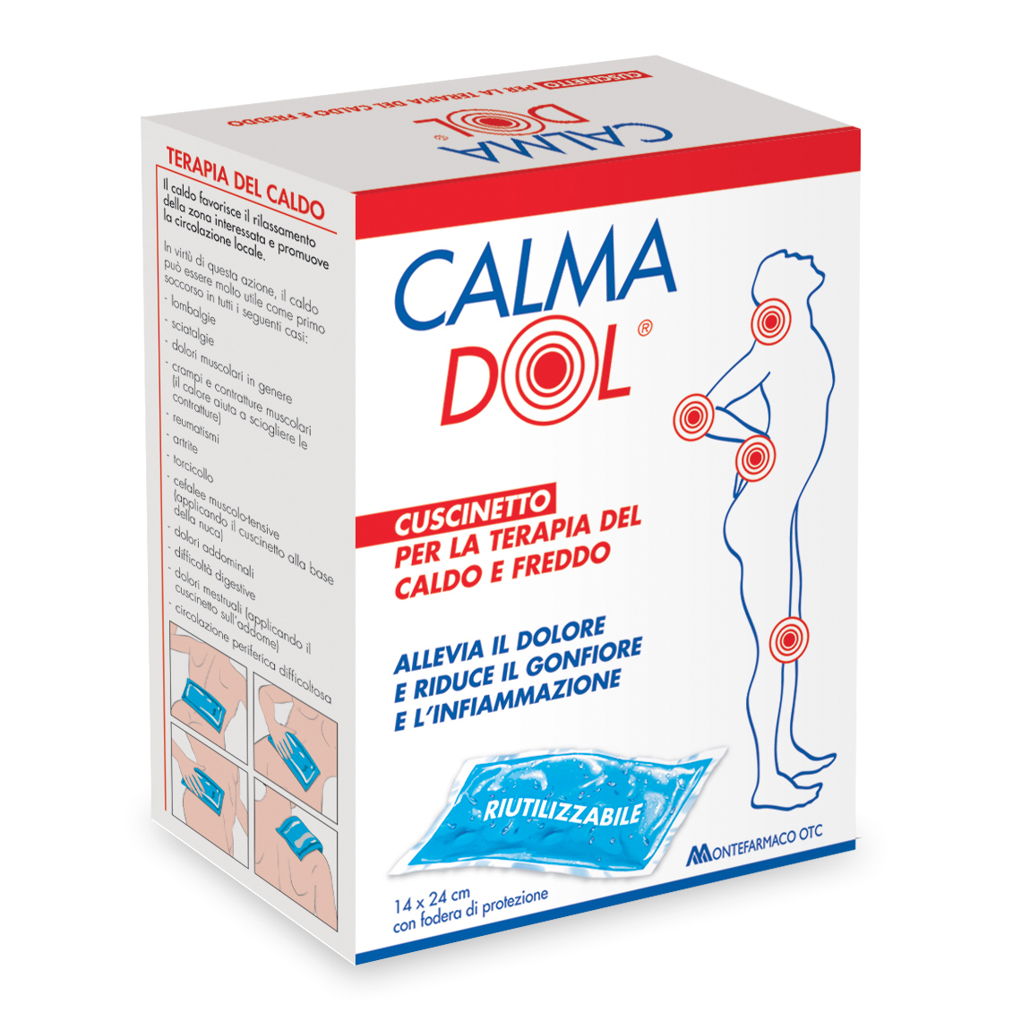 Calmadol Cuscinetto Caldo Freddo 14x24