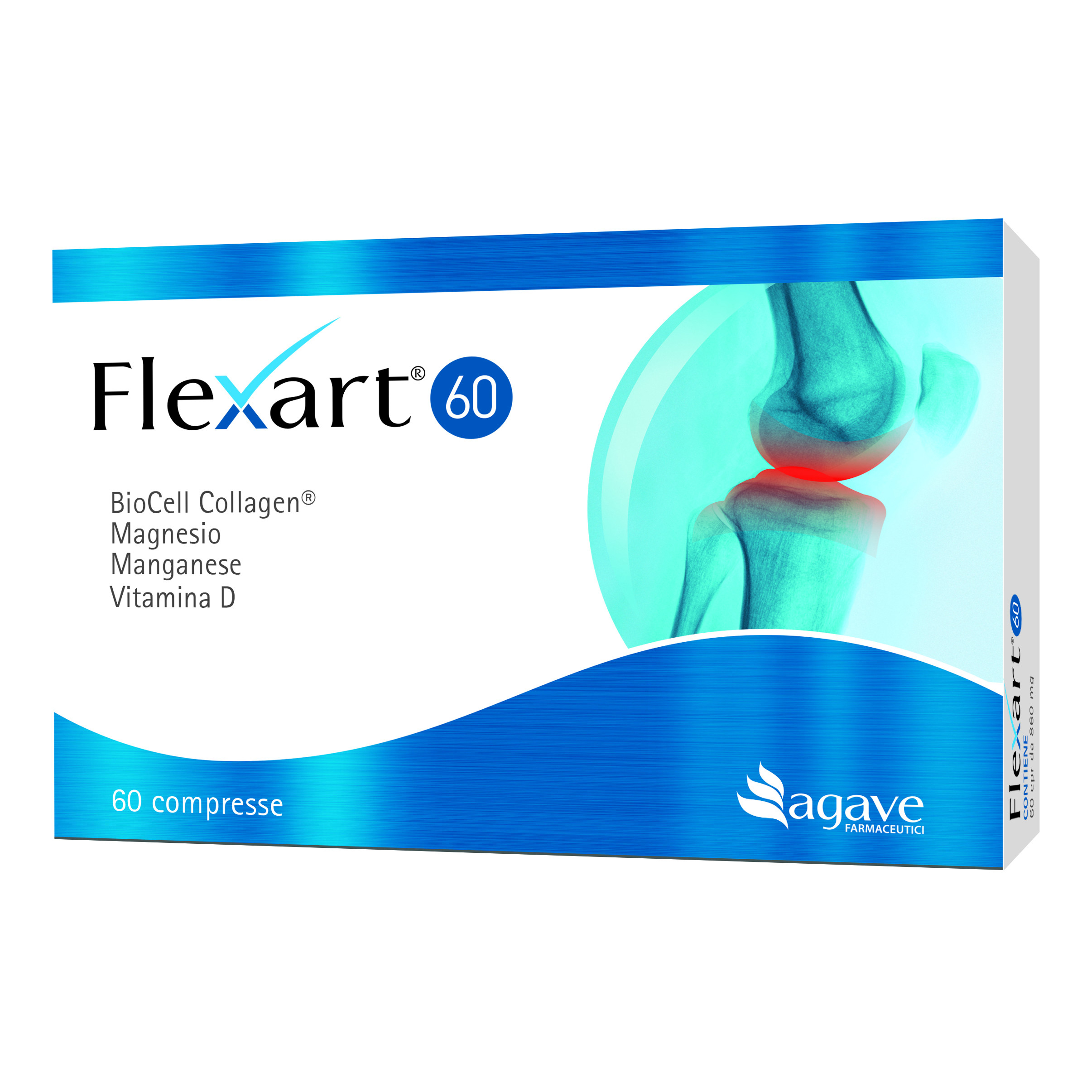 Flexart 60 Integratore Alimentare Per Articolazioni Con Collagene, Magnesio E Vitamina D3