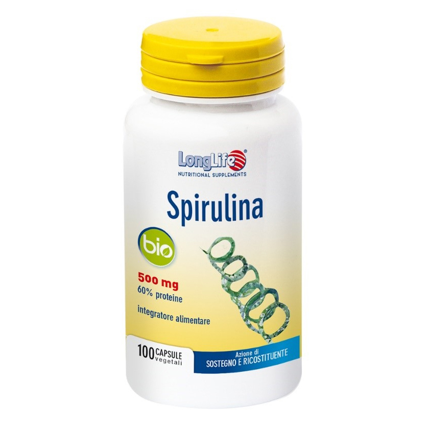 Longlife Spirulina 100 Capsule Vegetali
