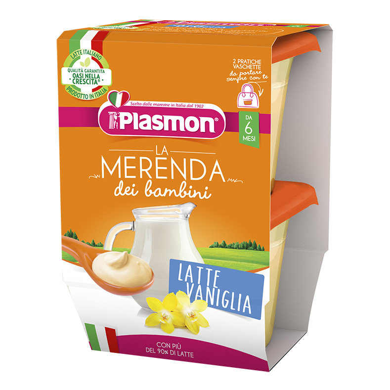PLASMON Mer.Latte/Van.2x120g*