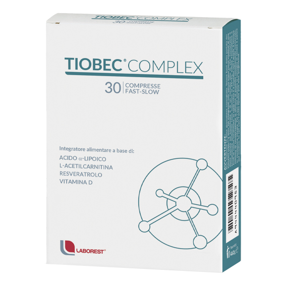 Tiobec Complex 30 Compresse Fast Slow Supporto Antiossidante