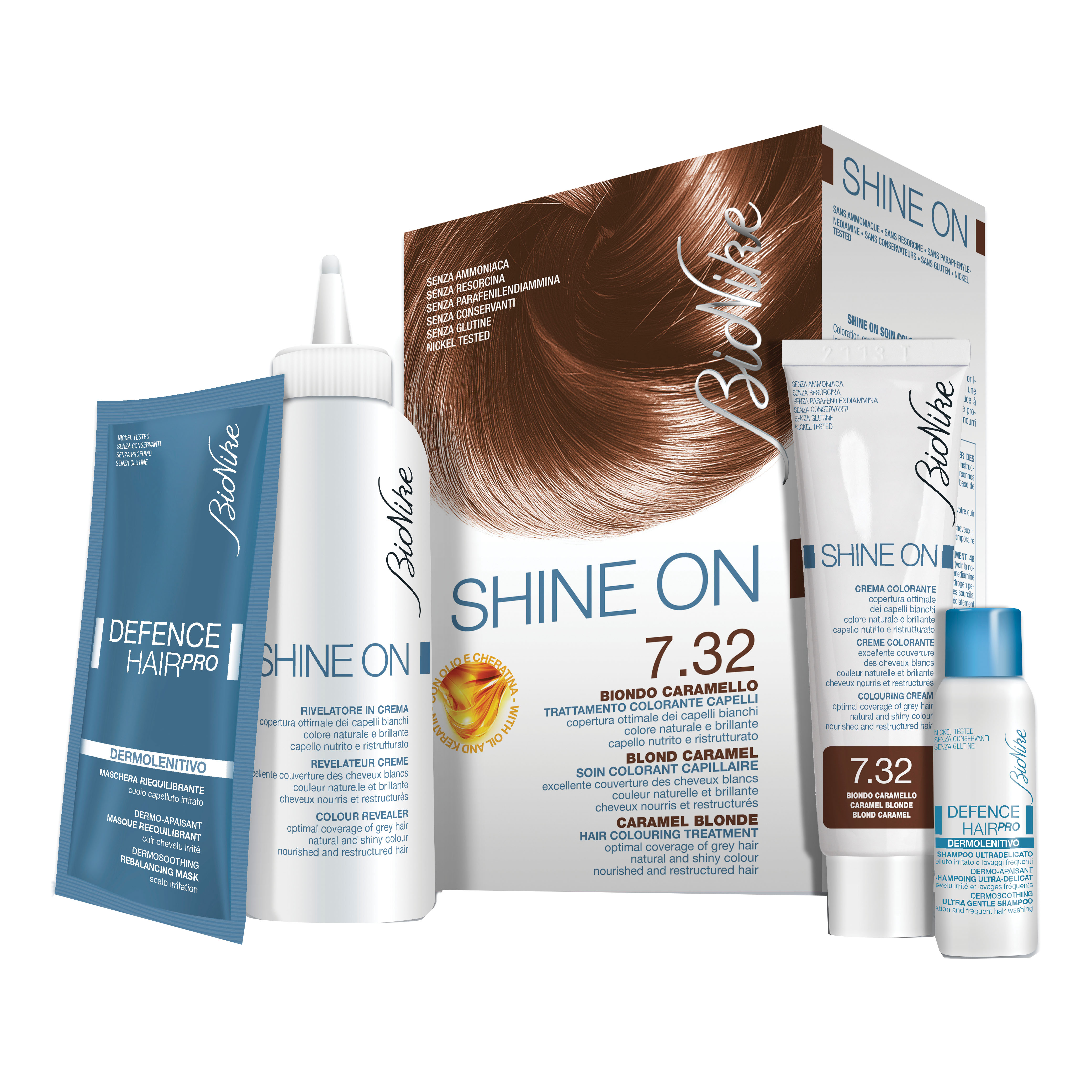Shine On Tintura Biondo Caramello 7.32