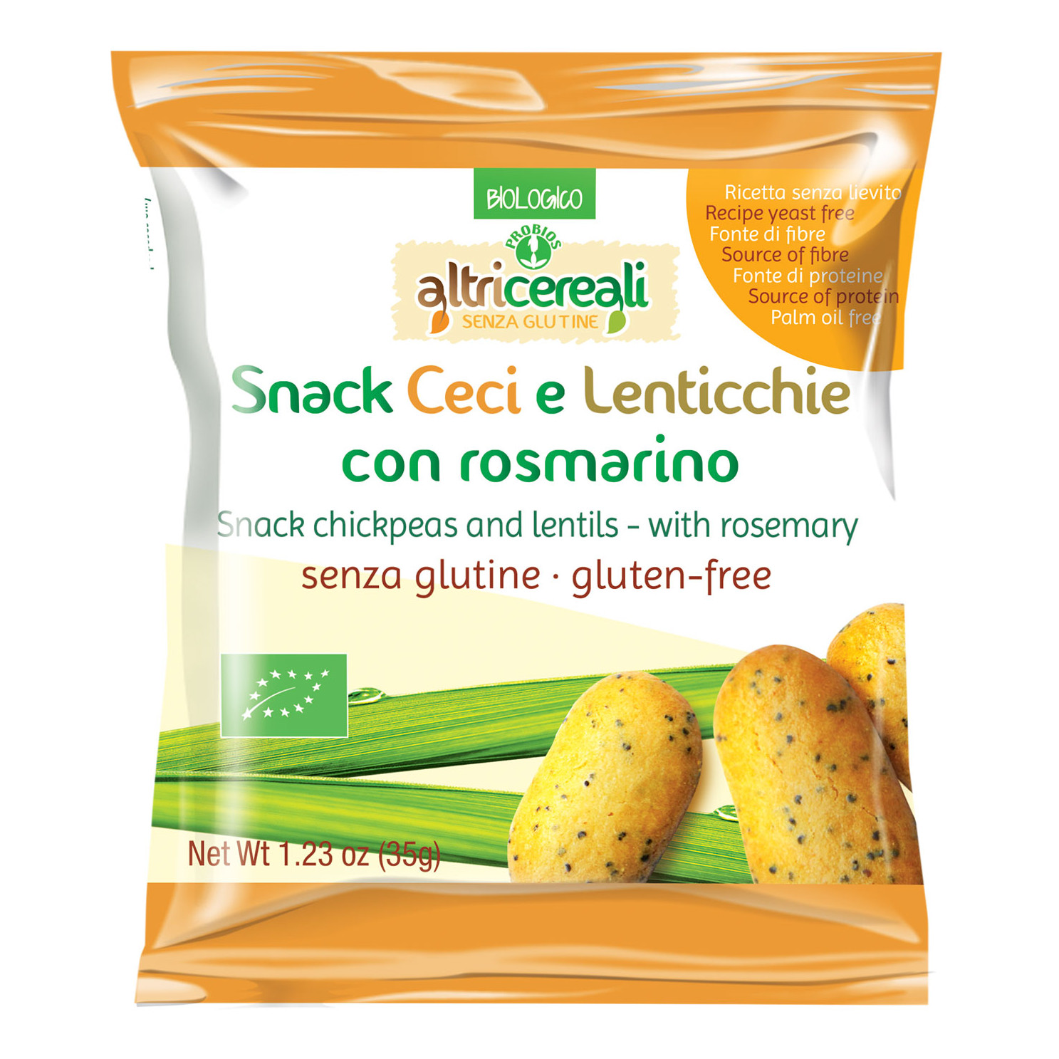 ALTRICEREALI SNACK CECI/LENTICCHIE