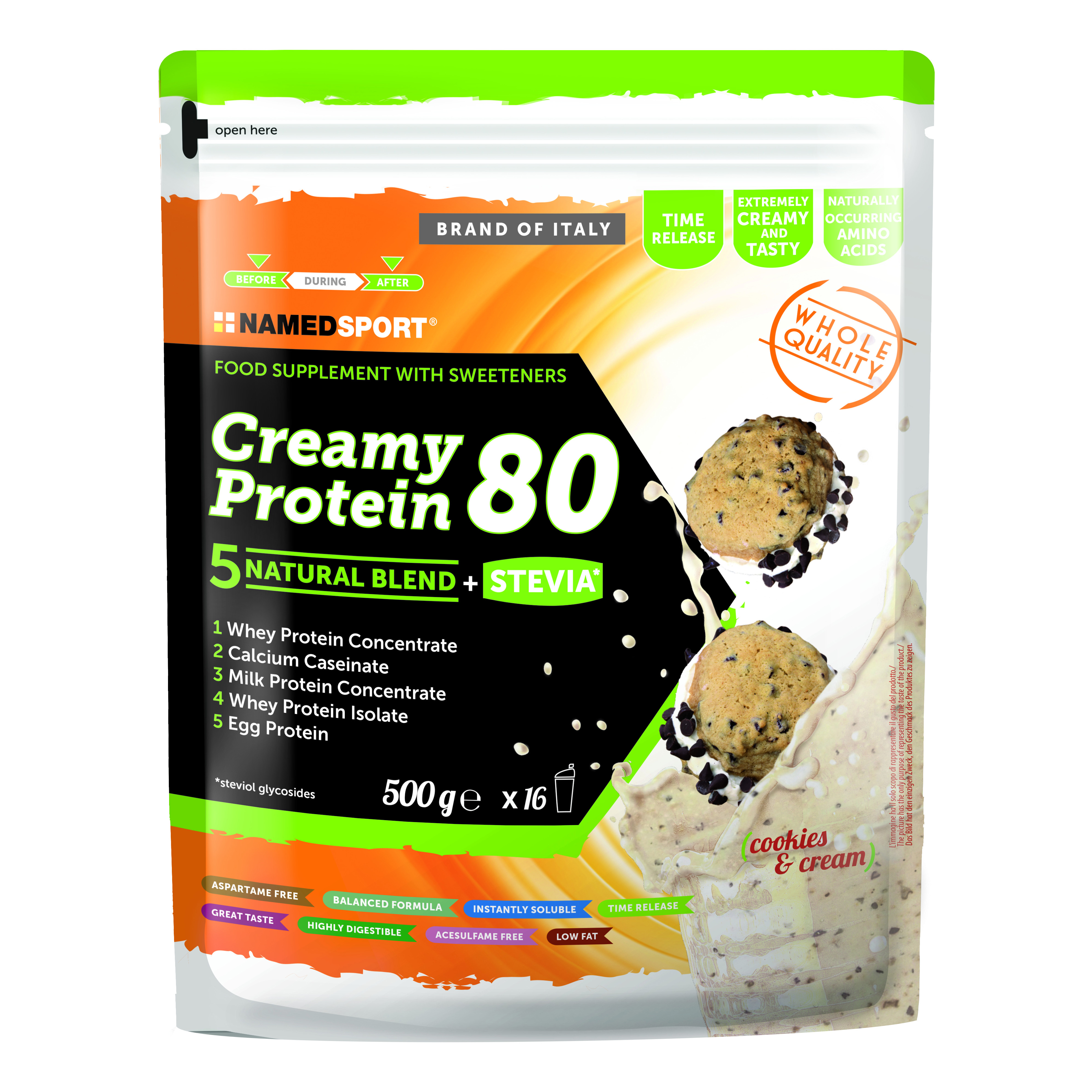 Creamy Protein 80 Cookies - Cream 500g