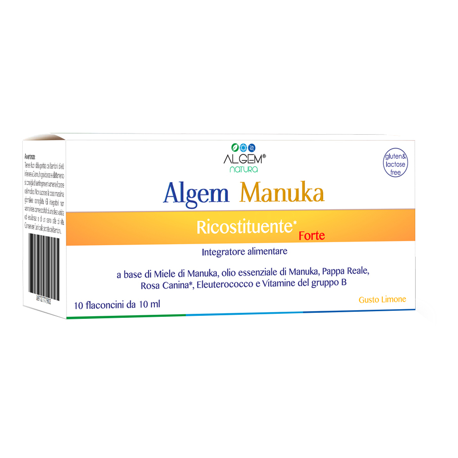 Algem Manuka Ricostituente Forte 10 Flaconcini