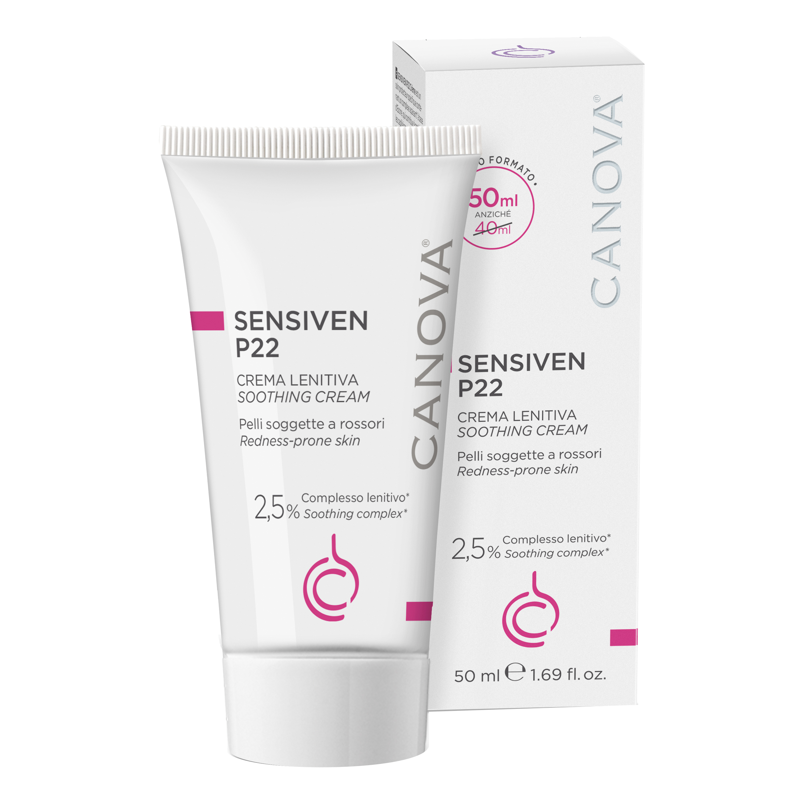 Sifarma Canova Sensiven P22 Crema Lenitiva Viso 50ml Per Pelli Rossori