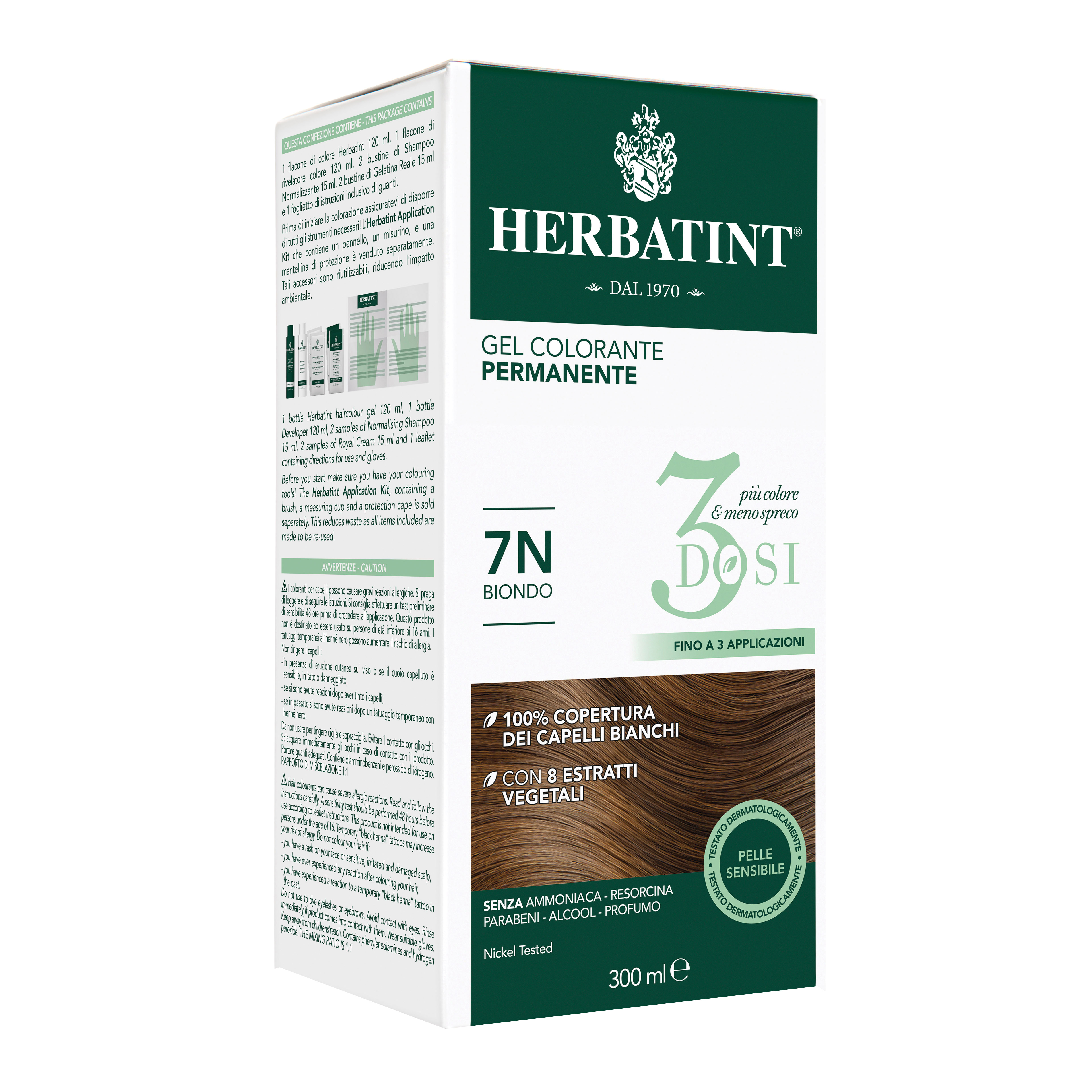 HERBATINT*3D Biondo 300ml 7N