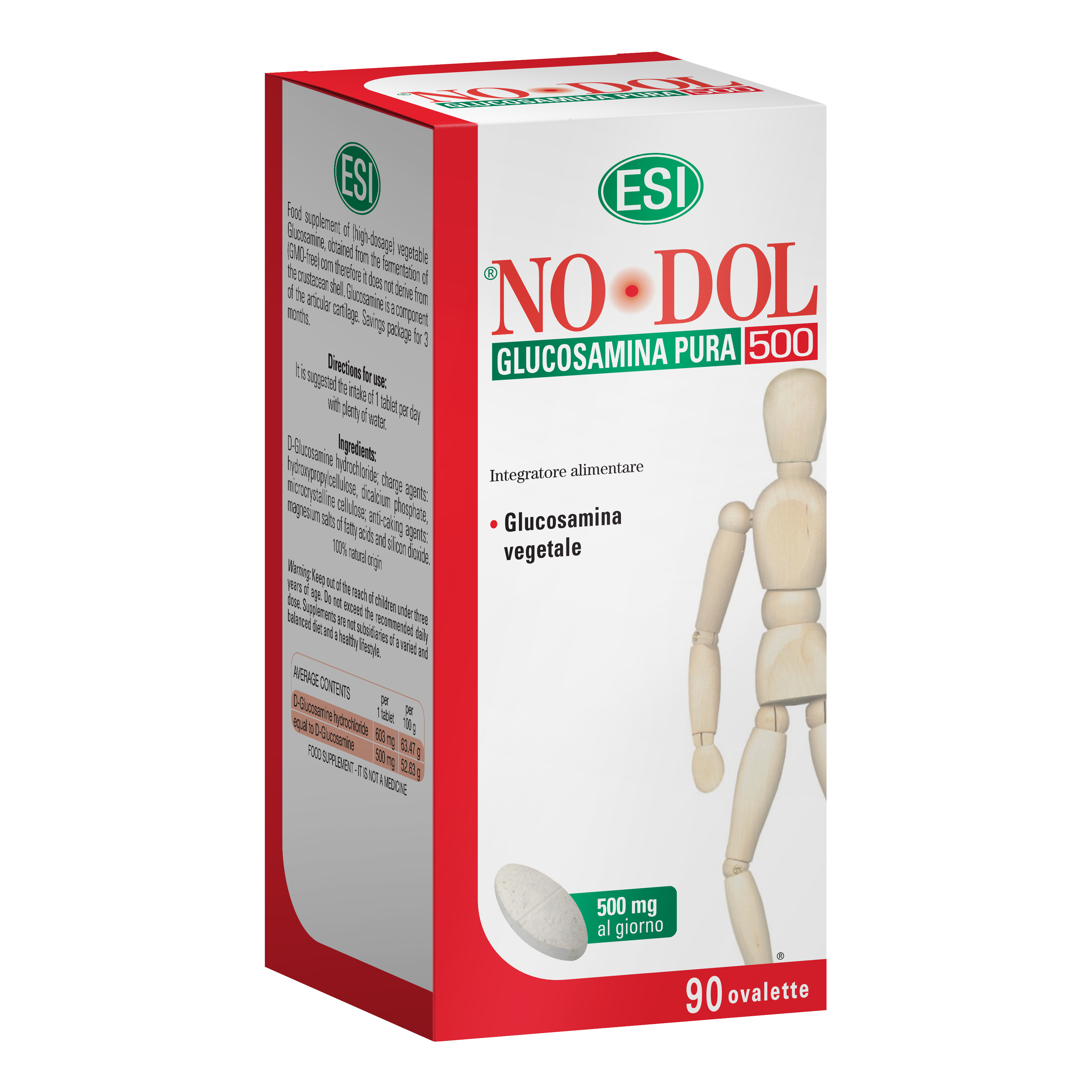 No Dol Glusosamina Pura 90 Tavolette