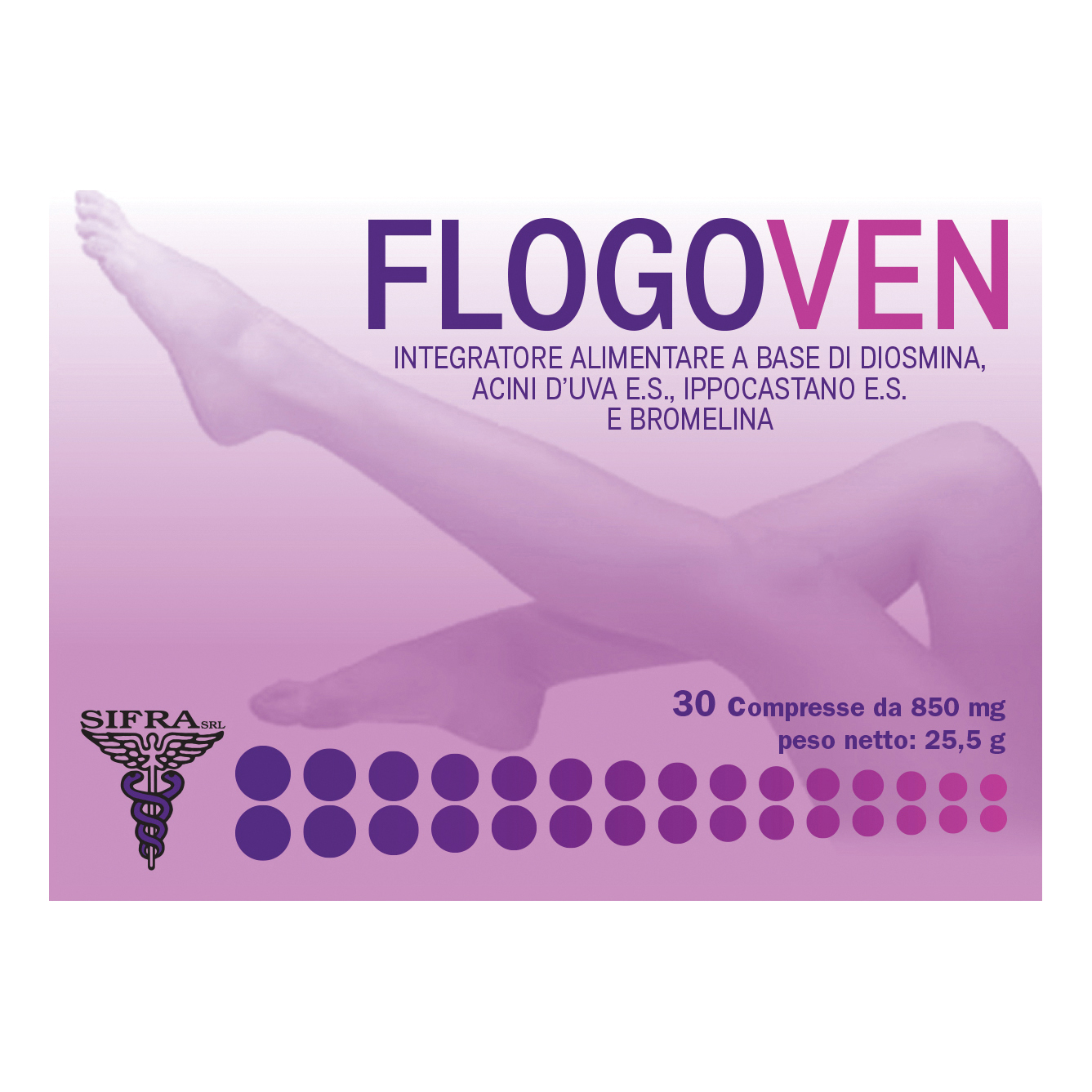FLOGOBEN 30 Cpr 850mg