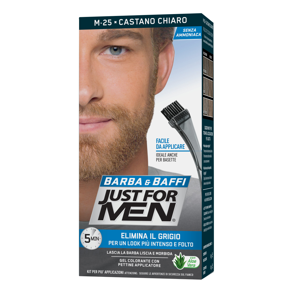 JUST For Men Barba E Baffi M25 Castano Chiaro