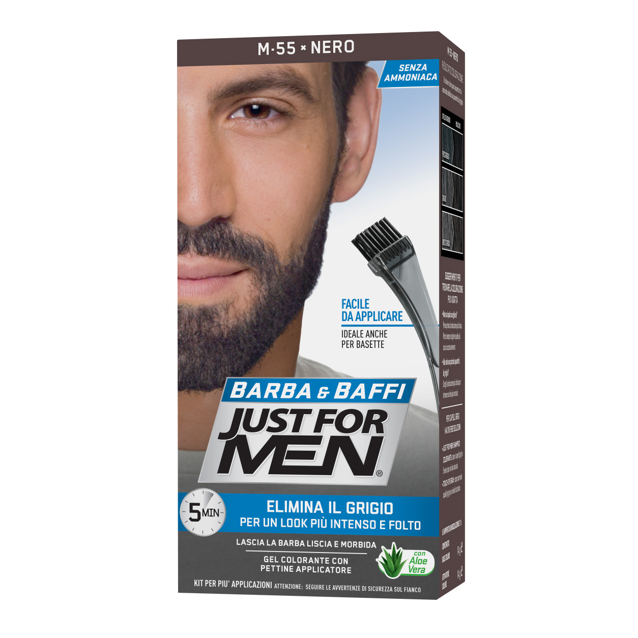 JUST For Men Barba E Baffi M55 Nero