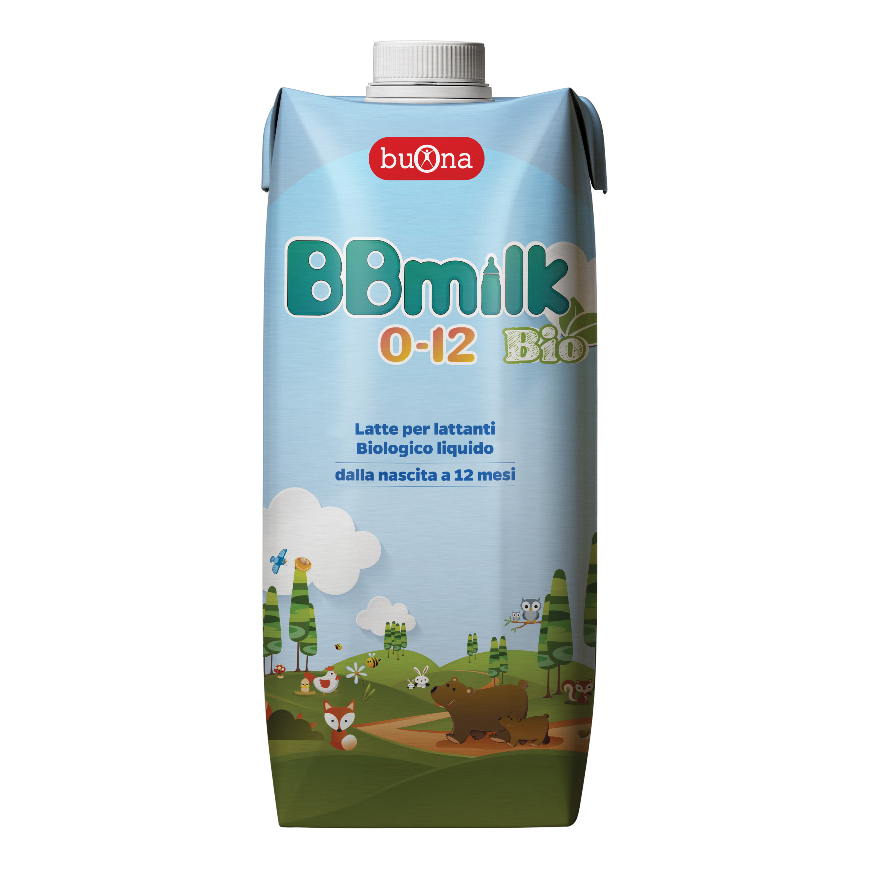 BUONA BBmilk Latte Liquido Biologico Per Lattanti 0-12 Mesi 500ml