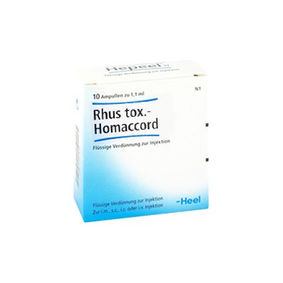 Rhus Tox Homaccord 10 Fiale 1,1ml Heel