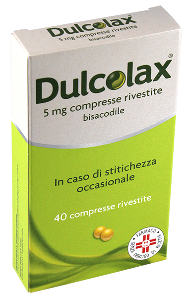 DULCOLAX*40CPR RIV 5MG GMM