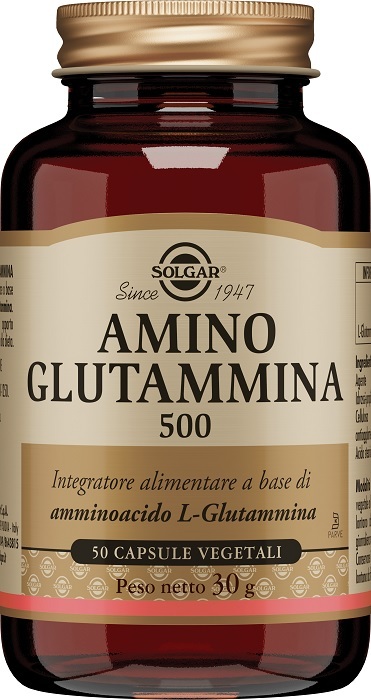 Amino Glutammina 500 Solgar 50 Capsule Vegetali
