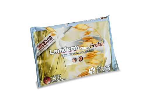 Leniderm Wipes Pocket 20pz