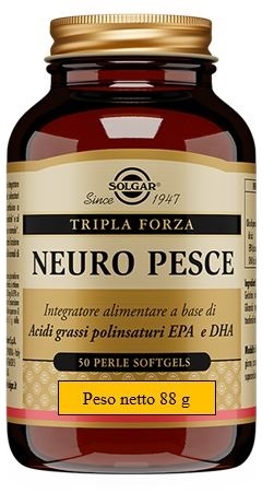 Solgar Neuro Pesce Omega 3 Integratore Supporto Cerebrale 50 Softgels