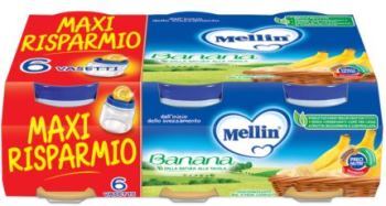 Omogeneizzato Mellin Banana 6x100g