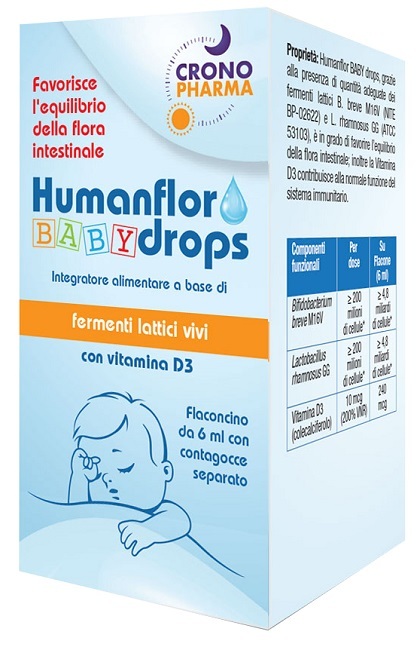 Kepler Humanflor Baby Drops 1 Flaconcino 6ml