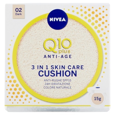 NIVEA CUSHION Q10 CREMA DARK 15GR