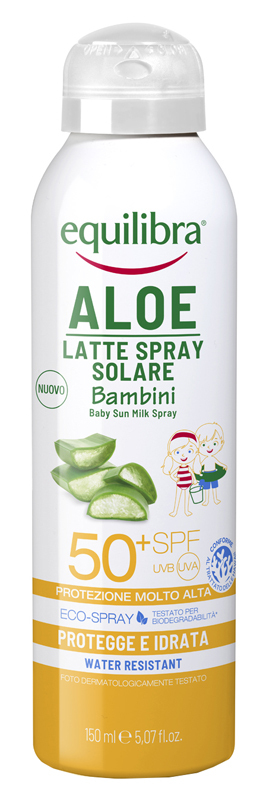 Equilibra Latte Solare Spray Per Bambini 50+ SPF
