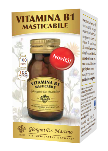 Vitamina B1 Masticabile100past