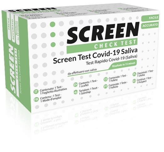 SCREEN CHECK SELF TEST COVID-19 SALIVA 1Pezzo