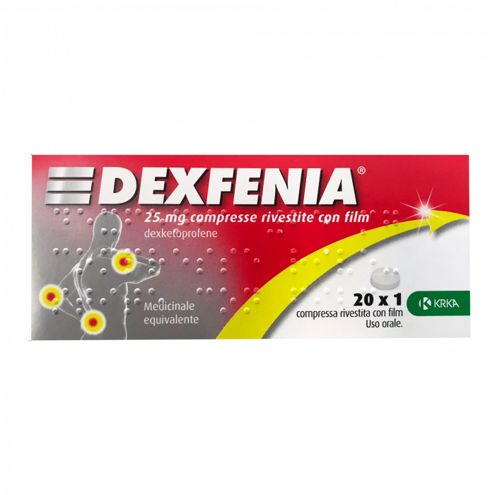 Dexfenia 20 Compresse Rivestite 25 Mg