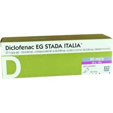 Diclofenac Eg Gel 60g 20 Mg/g