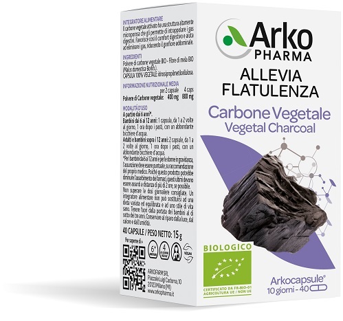 ARKOCAPSULE Carbone Veg.40 Cps