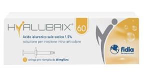Hyalubrix 60 Intrarticolare 1 Siringa 60mg/4ml Pre-riempita
