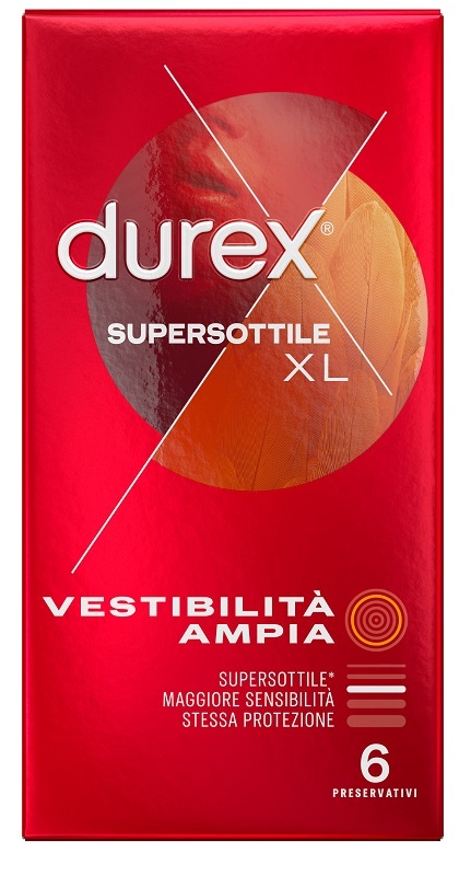 Durex Supersottile XL 6 Pezzi