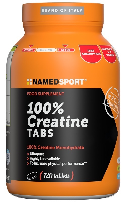 Creatina 100% Tabs 120 Compresse Named